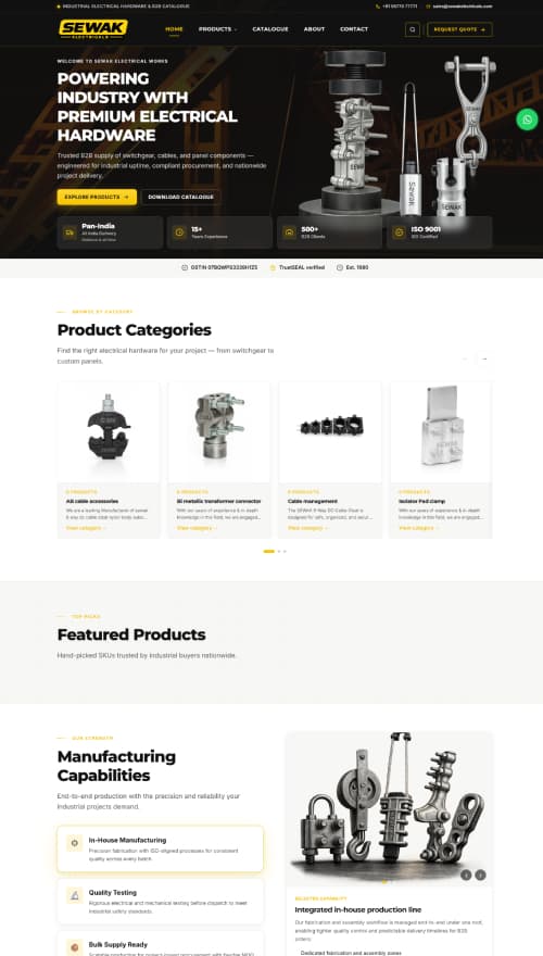Sewak Electrical Works branding